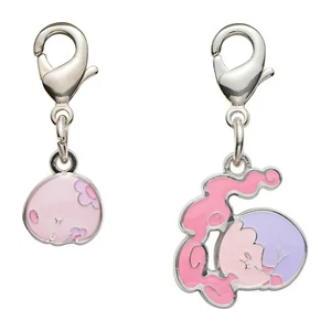 Pokemon Center National Zukan Metal Charm 517 518 Munna Musharna Unova - Picture 1 of 1