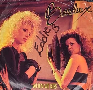 Bardeux When We Kiss / Magic Carpet Ride Radio Edit 45 RPM Vinyl 1988 Allied Pr - Picture 1 of 10