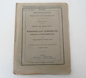 Lake Scenery Westmorland Cumberland Durham & Northumberland Engravings 1835 51 - Bild 1 von 4
