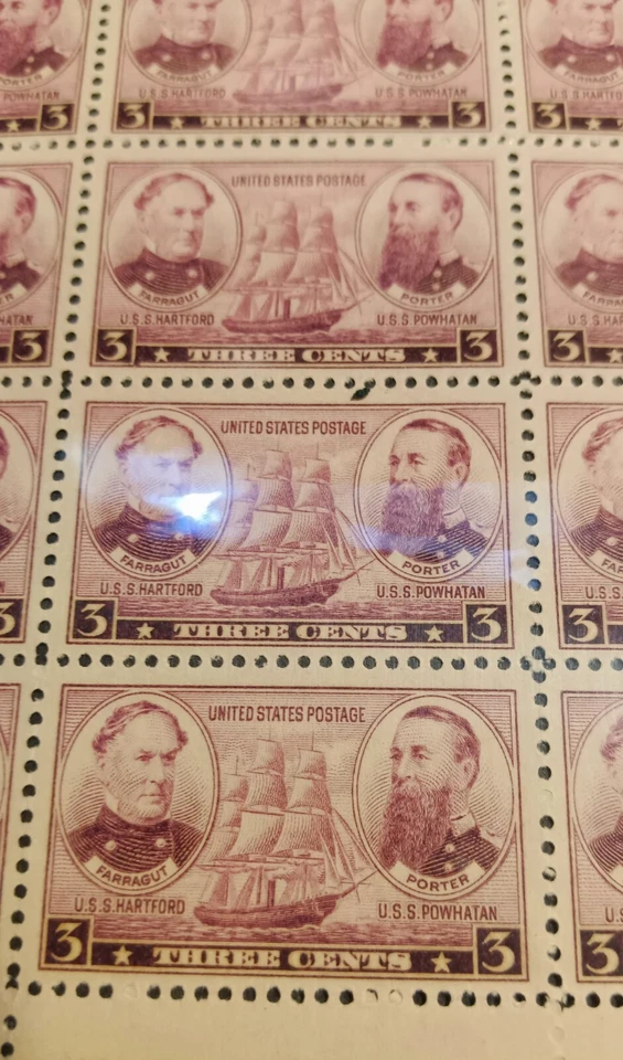 Scott # 792, Farragut and Porter, Hartford and Powhatan, MNH, 3c, FDC - Image 1 of 1