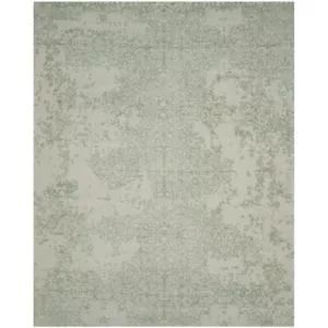 SAFAVIEH Restoration Vintage RVT105C Grey / Turquoise Rug - Picture 1 of 18