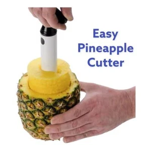 Easy Kitchen Pineapple Slicer Cutter Corer Gadget Stainless Plastic Fruit Peeler - Picture 1 of 6