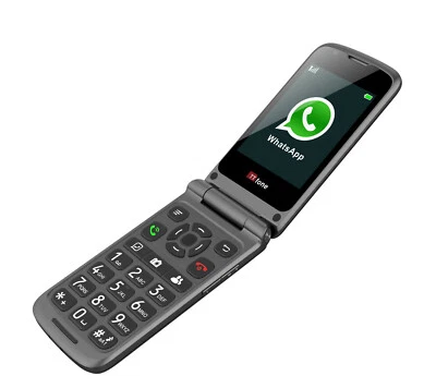 TTfone Titan TT950 3G Easy Senior Android Flip Mobile Phone Whatsapp PAYG - Image 1 of 4