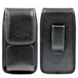 For Samsung Galaxy S9 / S9 Plus Vertical Leather Pouch Case Belt Clip Holster - Picture 1 of 6