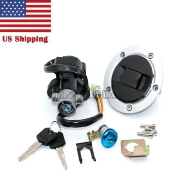 Ignition Switch Fuel Gas Cap Cover Seat Lock Keys For Suzuki SV 650 650A 650S SF Foto 1 de 4