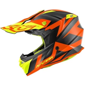 CASCO HELMET MOTO CROSS ENDURO KAPPA KV49 ARANCIONE NERO OPACO TG L - Imagen 1 de 1