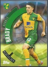 TOPPS PREMIER CLUB GOLD 2016- #086-NORWICH CITY/REPUBLIC OF IRELAND-ROBBIE BRADY