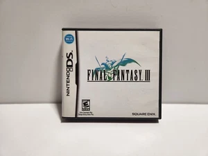 Final Fantasy III 3 (Nintendo DS) Original Case Only - Picture 1 of 3
