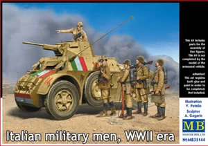 Italian military men WWII era War Stronger People Scale 1/35 Master Box 35144 - Picture 1 of 12