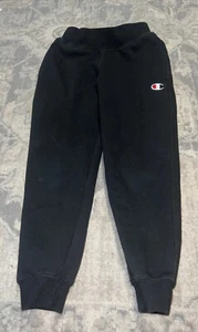 Youth Champion Logo Joggers Sweat Pants Black Boys Youth Size Small - Picture 1 of 6