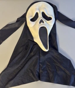 Vintage Mask Scream Ghost Face Glowing Easter Unlimited Halloween Fun World - Picture 1 of 13