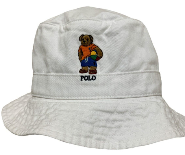 Polo Ralph Lauren Men's White Bucket Hats for sale