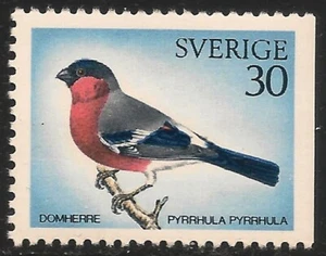 Suecia #875 (A187) en estado bastante bueno MNH - 1970 30o Bullfinch Bird - Imagen 1 de 1