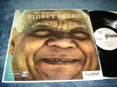 Sidney Bechet - The Immortal LP EXC shape white label promo Reprise R-6076 rare - Image 1 of 2