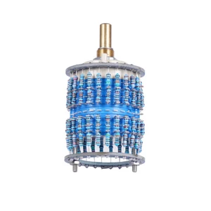 Stereo 4polig 24step 25K Potentiometer Drehschalter Dämpfungsglied Lautstärkeregler - Bild 1 von 5