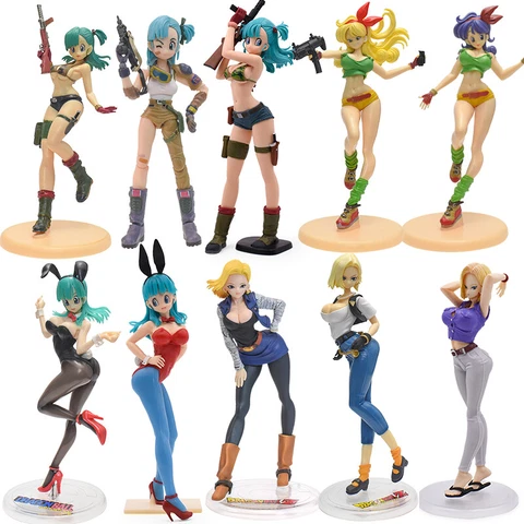 Dragon Ball Z Bulma Launch PVC Figure Toys Collection Doll Figurines Model Gifts Cover