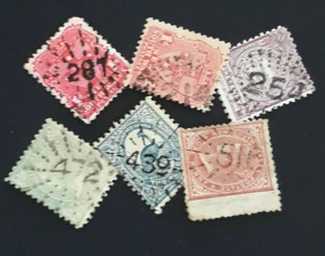 POSTMARKS NEW SOUTH WALES SIX NUMERAL CANCELS ALL RATED SCARCE ( FREEMAN ) - Picture 1 of 1