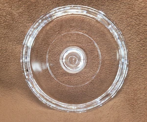Corning NY USA marked 7, not Pyrex Glass Replacement 9" OD  Lid 8.25 - 8 3/8 ID - Picture 1 of 9