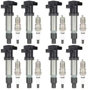 8 Pack For Cadillac DTS 4.6L V8 Ignition Coil and Spark Plug 2007-2011 - Bild 1 von 15