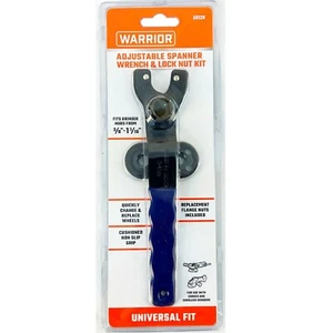 58128 WARRIOR Adjustable Spanner Wrench & Lock Nut Kit, 193175432681 - Picture 1 of 7