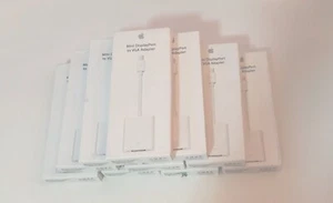 Lot of 10 Genuine Apple A1307 Mini DisplayPort to VGA Adapter Cable Mac OEM - Picture 1 of 5