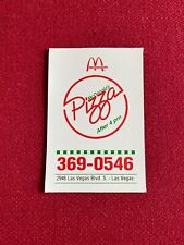 1980's, McDonald's, "McPizza", Fridge Magnet (Scarce / Vintage)