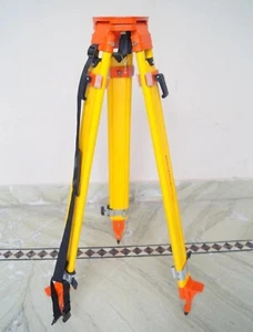 Heavy Duty Dual Lock Tripod Aluminum Survey Level Equipment for Field Work++ - Afbeelding 1 van 8