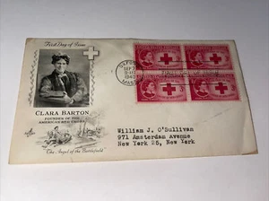 1948 SCOTT #967 FIRST DAY OF ISSUE COVER - CLARA BARTON - AMERICAN RED CROSS MA - Picture 1 of 1