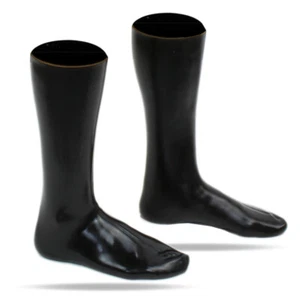 LatexDreamwear - 100% Latex Gummi Socken Latexsocken Gr. L schwarz fetish -B- - Bild 1 von 5