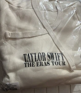 Auténtica sudadera con capucha TAYLOR SWIFT 2023 The Eras Tour beige crema talla: GRANDE nueva - Imagen 1 de 5