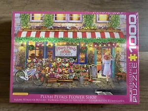Eurographics 1000 Piece Puzzle Plush Petals Flower Shop - Picture 1 of 2