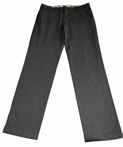 Dockers Athletic Fit Dress Pants Men's W36 L34 Flex Comfort, Charcoal Slacks