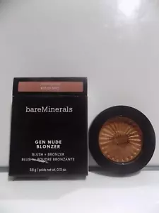 NUOVO bareMinerals Gen Nude Blonzer Blush + Bronzer 0,13 once *BACIO DI SPEZIE* - Foto 1 di 1