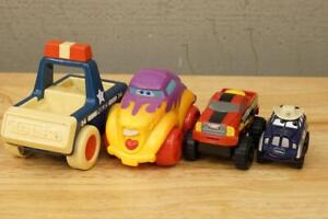 Bag Lot Tonka Trucks Toy Vehicles Metal & Plastic Police Sheriff Monster Truck