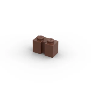 Lego 10x Stein mit Nut 1x2 brick with groove 4216 braun reddish brown - Picture 1 of 1