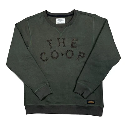 Sudadera cooperativa REI cuello redondo bordada verde senderismo aire libre para hombre mediana Foto 1 de 4