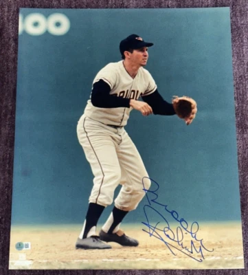 BROOKS ROBINSON Signed Baltimore ORIOLES 16x20 PHOTO Beckett Auth. BAS - Image 1 of 3