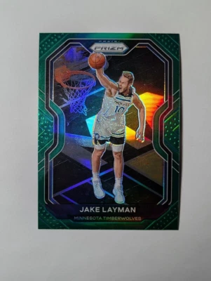 2020-21 Panini Basketball - Jake Layman GREEN - #245 Timberwolves - Image 1 of 2