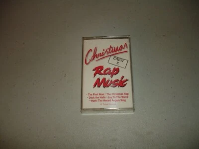 Crew X - Christmas Rap (Cassette, 1990) Tested, Rare, EX - Image 1 of 3