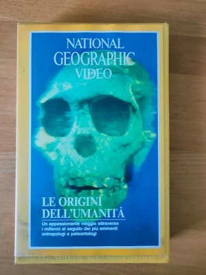 VHS LE ORIGINI DELL' UMANITA'  National Geographic Video  RARO - Immagine 1 di 3