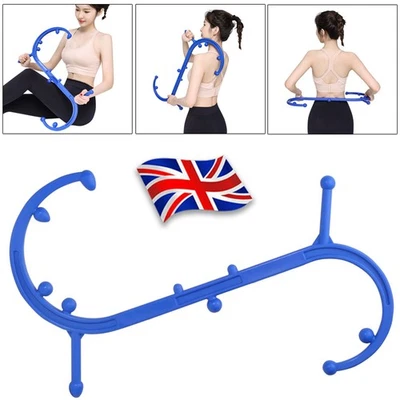 Body Back Buddy Trigger Point Deep Therapy Self Massage Tool S Shape NEW