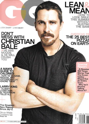 GQ Magazine Christian Bale Mark Sanchez Chris Pine Olivia Wilde Climate 2009 - Image 1 of 4