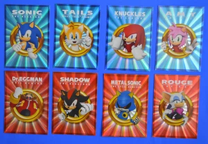 Panini Sonic The Hedgehog Choose Your Team! Limited Edition Set (8 cards) DEFECT - Picture 1 of 11