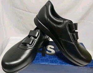 SAS Me Too Black Leather Oxford Shoe Womens Sz 10 WWW Extra Wide MSRP $195 EUC - Picture 1 of 17