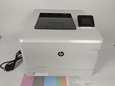 HP Color LaserJet Pro M454dw Laser Printer Duplex Wireless NO TONER Pages 23902 - Image 1 of 4