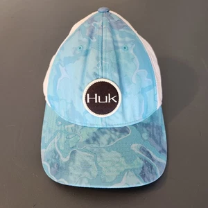 Huk Fishing Snapback Hat Adjustable Mesh Back Cap - Picture 1 of 3