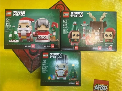 Juegos de temporada Lego Brickheadz: Claus 40274, Elfs 40353 y Cascanueces 40425 sellados Foto 1 de 4