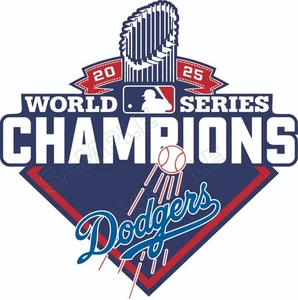 Los Angeles Dodgers 2025 World Series Champions Aufkleber / Sticker - Bild 1 von 6