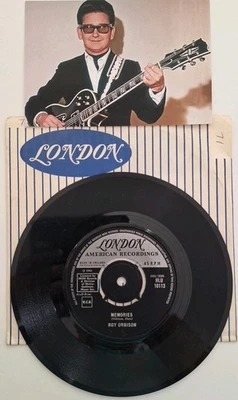 Roy Orbison "Memories/So Good"1966 London Records Original UK 7"Single 🇬🇧 - Image 1 of 3