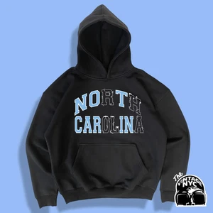 Sudadera con capucha bordada negra no carin talla mediana - Imagen 1 de 1